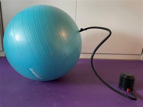 how to inflate exercise ball